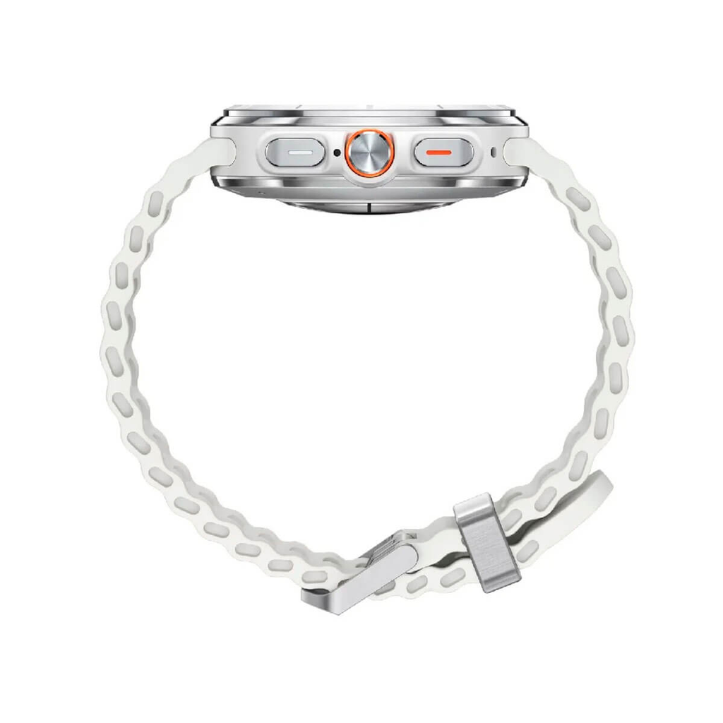 Samsung Galaxy Watch Ultra 4G 47mm Blanco (Titanium White) y Correa Marine Band Blanca L705