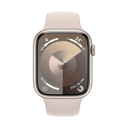 Apple Watch Series 9 GPS + Celular 45 mm Aluminio y Correa deportiva Blanca (Starlight) MRM83 - Talla S/M