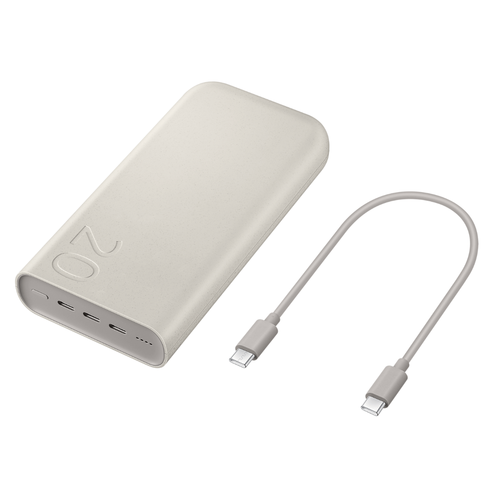 Samsung Power Bank 20000 mAh USB-C 45W Beige EB-P4520XUEGEU
