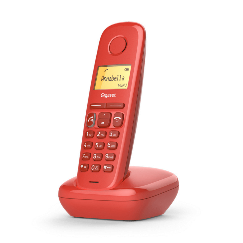 Teléfono Inalámbrico DECT Gigaset Rojo A270
