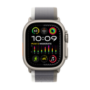 Apple Watch Ultra 2 GPS + Cellular 49mm Titanio con Correa Trail Loop Verde/Gris - Talla S/M
