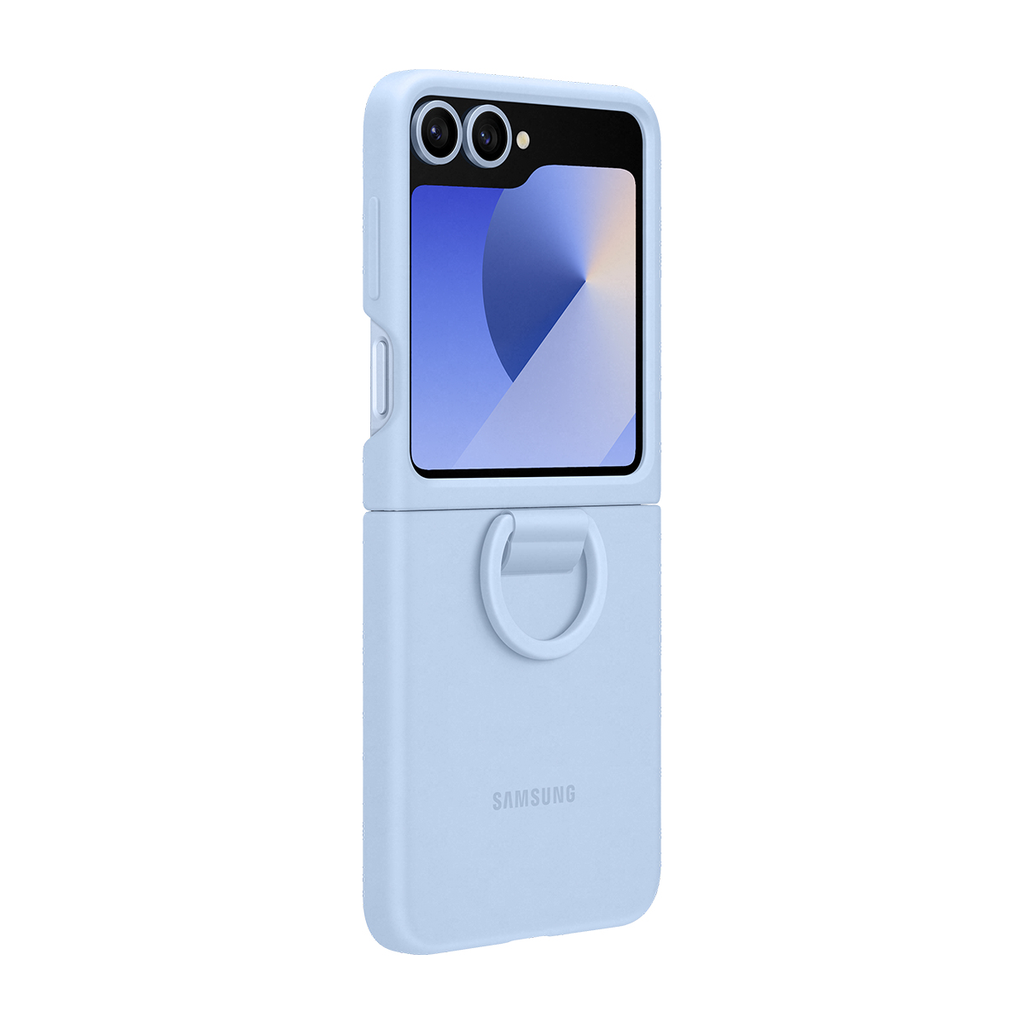 Samsung Funda de silicona Azul Celeste para Samsung Galaxy Z Flip6
