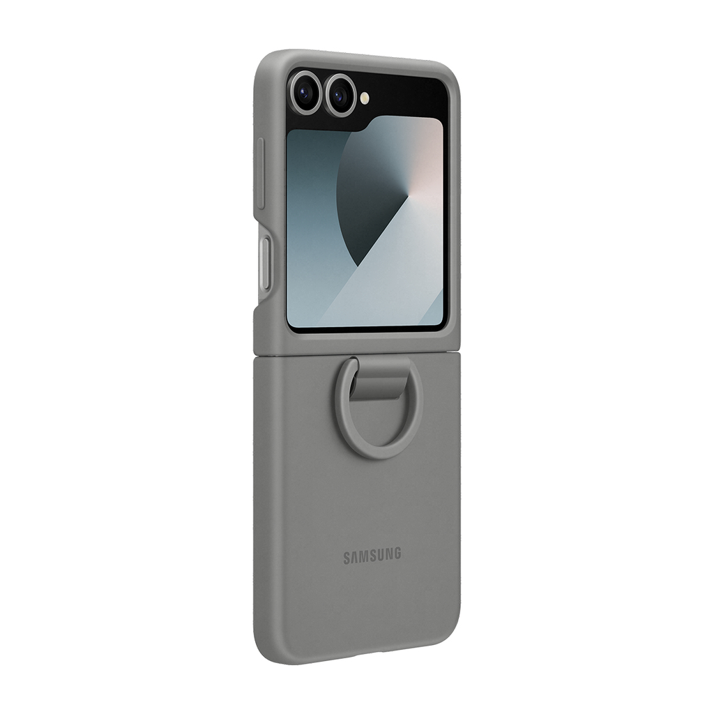 Samsung Funda de silicona Gris para Samsung Galaxy Z Flip6