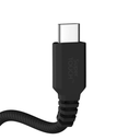 Cargador de coche Dual (2 USB-A) Supertouch con cable tipo USB-C Negro (Black)