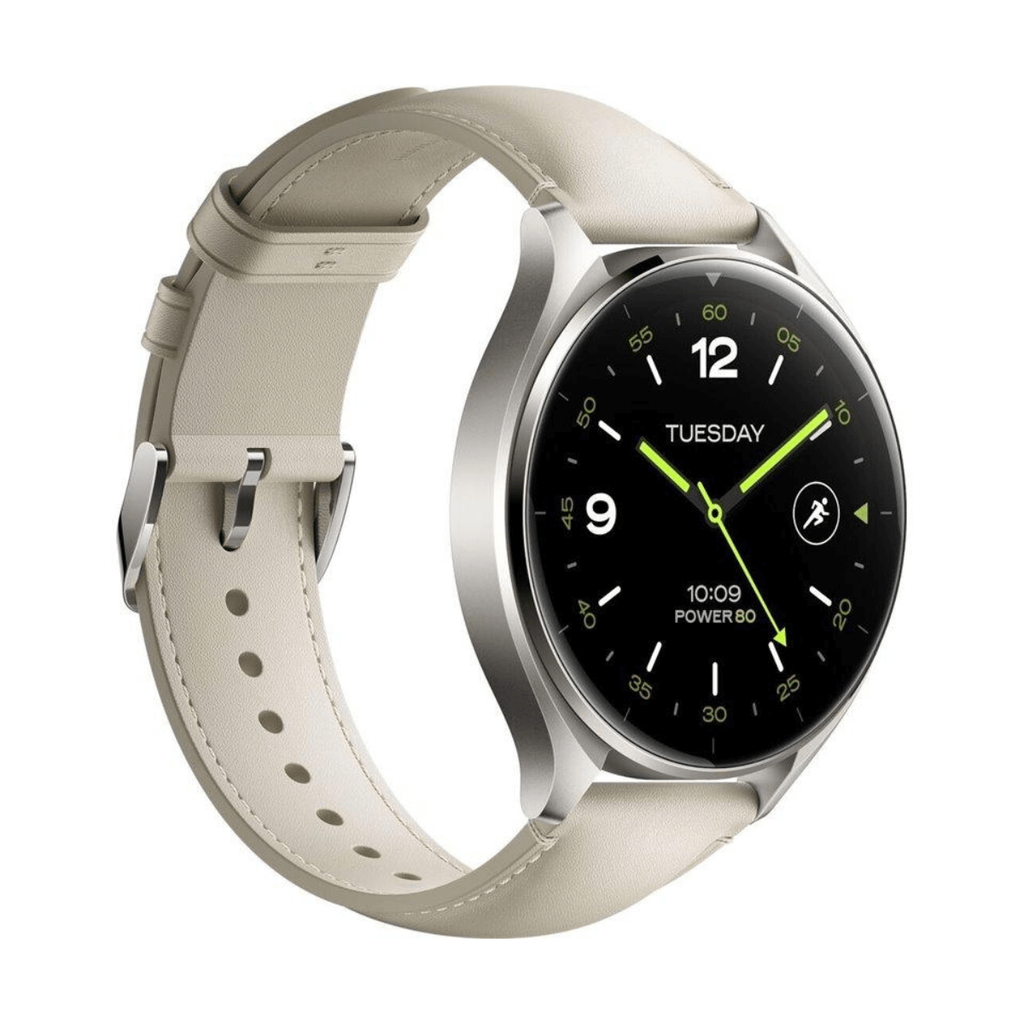 Xiaomi Watch 2 Bluetooth Gris Titanio con Correa de Cuero Blanca BHR9306GL
