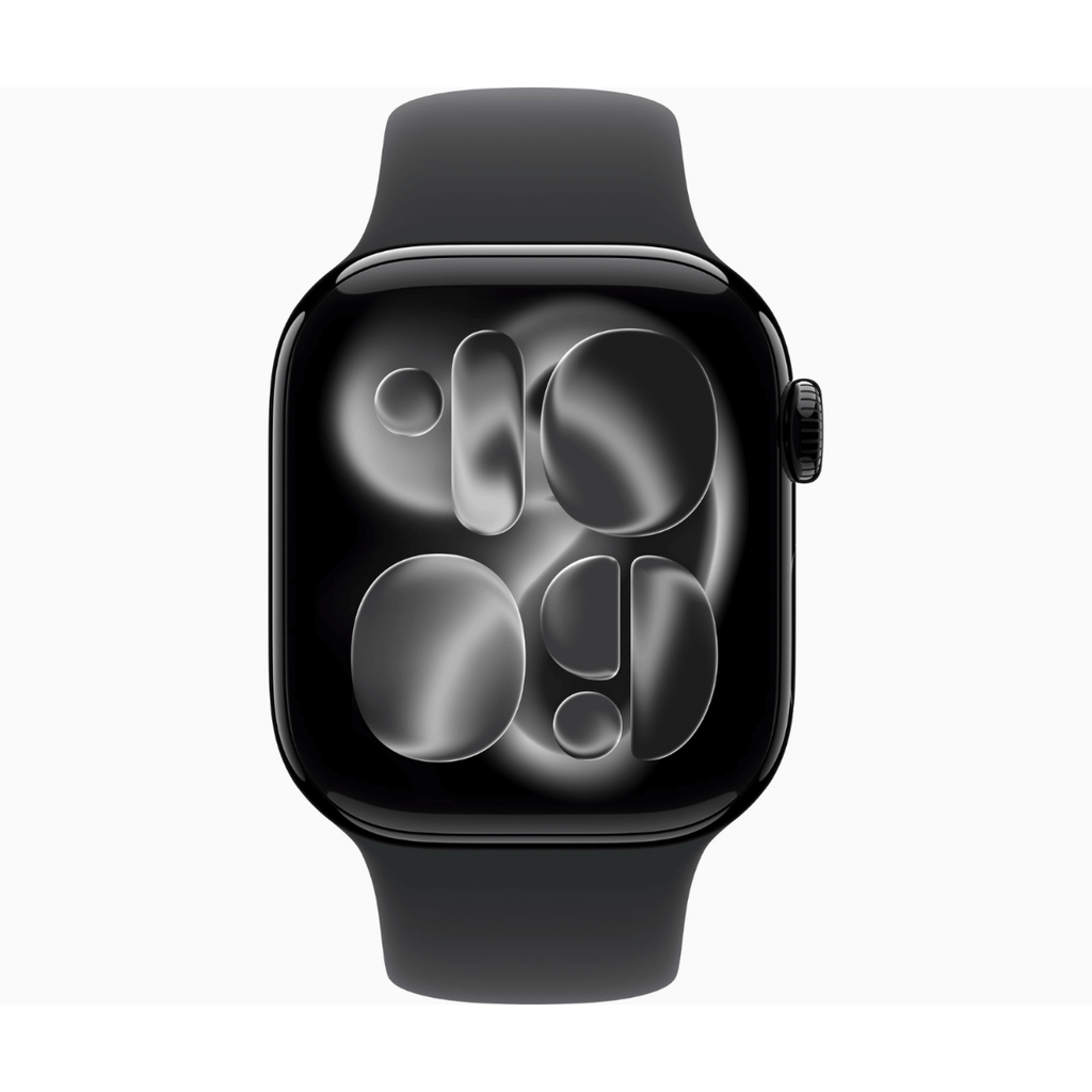 Apple Watch Series 11 GPS + Cellular 42mm Aluminio Negro Azabache y Correa Sport Band Negra - Talla S/M