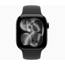 Apple Watch Series 11 GPS + Cellular 42mm Aluminio Negro Azabache y Correa Sport Band Negra - Talla S/M