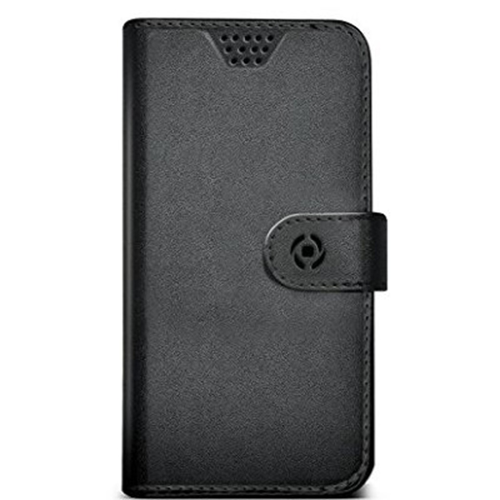 Case Celly universale tipo M libro nero e marrone