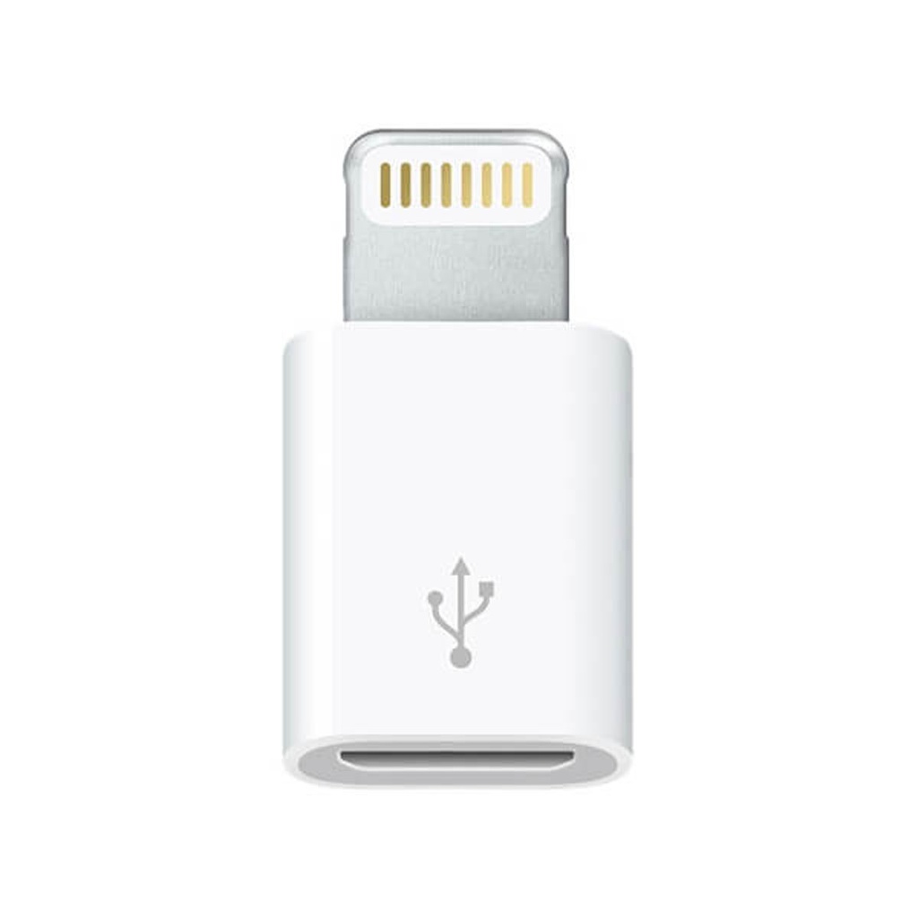 Adaptateur Apple Lightning vers MicroUSB Blanc MD820ZM/A
