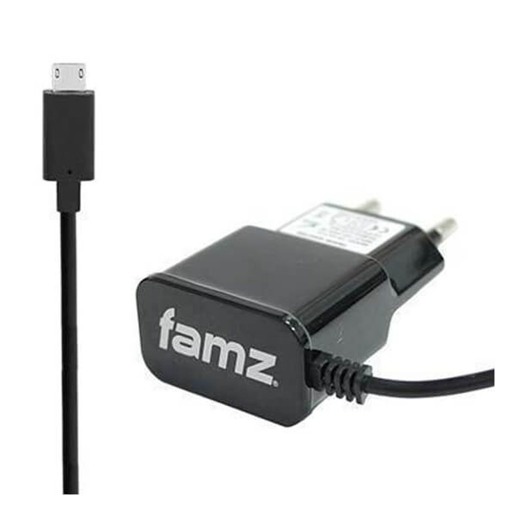 1.200 mAh micro-USB-oplader zwart