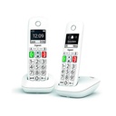 Gigaset E290 DUO Cordless DECT Telephone White