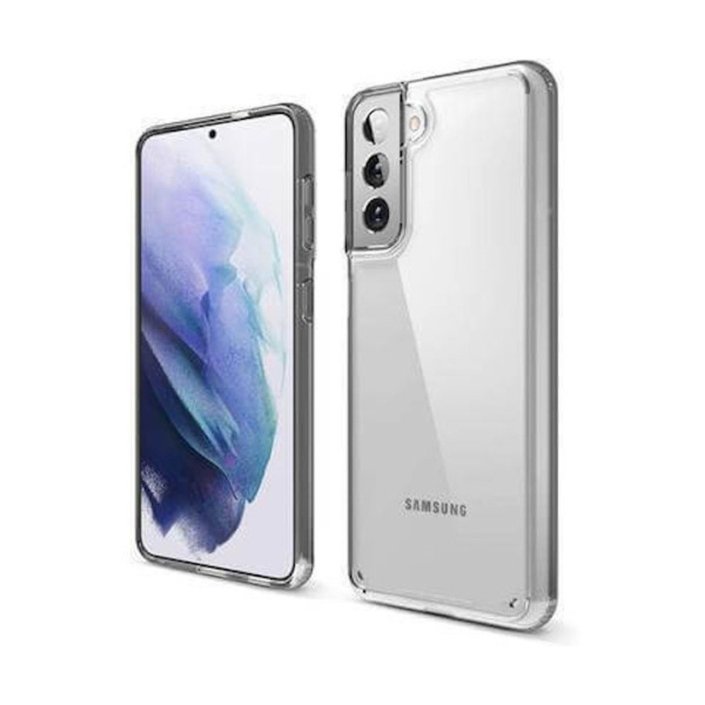 Samsung Galaxy S21 Plus hybrid case (bumper + transparent back) Transparent