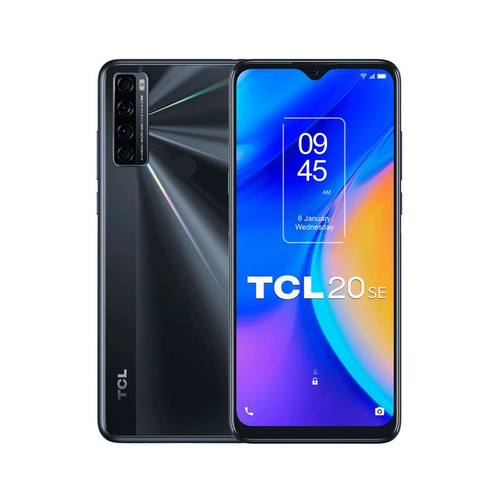 TCL 20 SE 4 Go/64 Go Noir (Nuit Black) Double SIM T671H