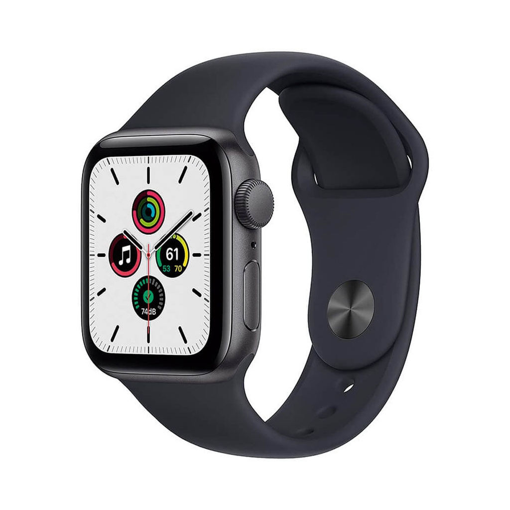 Apple Watch SE 2021 GPS 40mm Gray Aluminum with Midnight Black Sport Band MKQ13EU