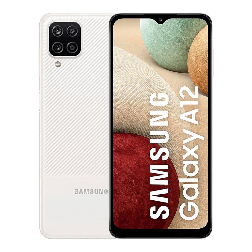 Samsung Galaxy A12 4GB/128GB Blanco Dual SIM Con NFC SM-A127 DESPRECINTADO
