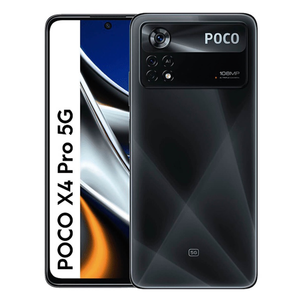 Xiaomi Poco X4 Pro 5G 8Go/256Go Noir (Laser Black) Double SIM