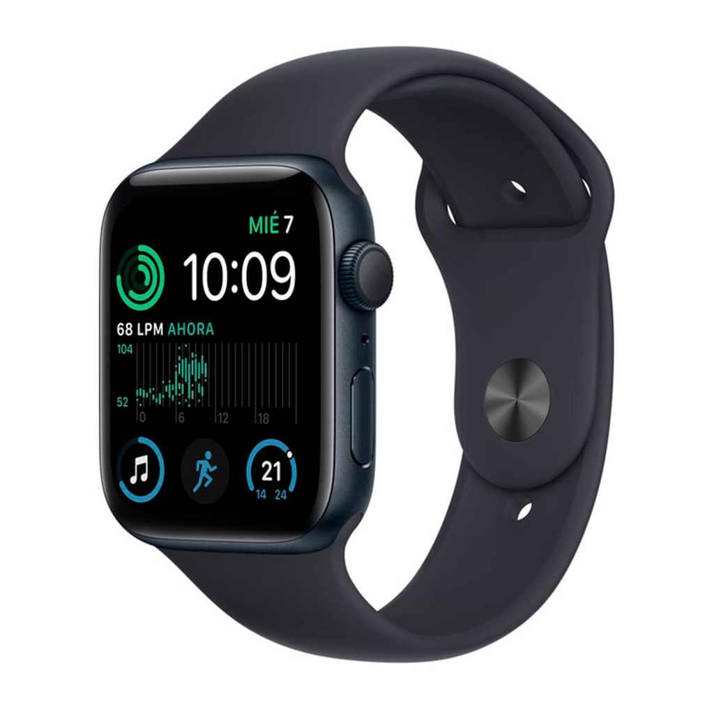 Apple Watch SE (2nd Gen.) GPS 40mm Aluminum Black (Midnight) and Black Sport Band (Midnight)