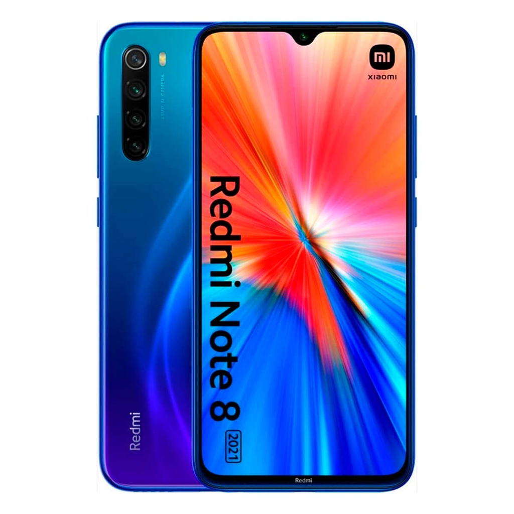 Xiaomi Redmi Note 8 (2021) 4 Go/64 Go Bleu (Neptune Blue) Double SIM
