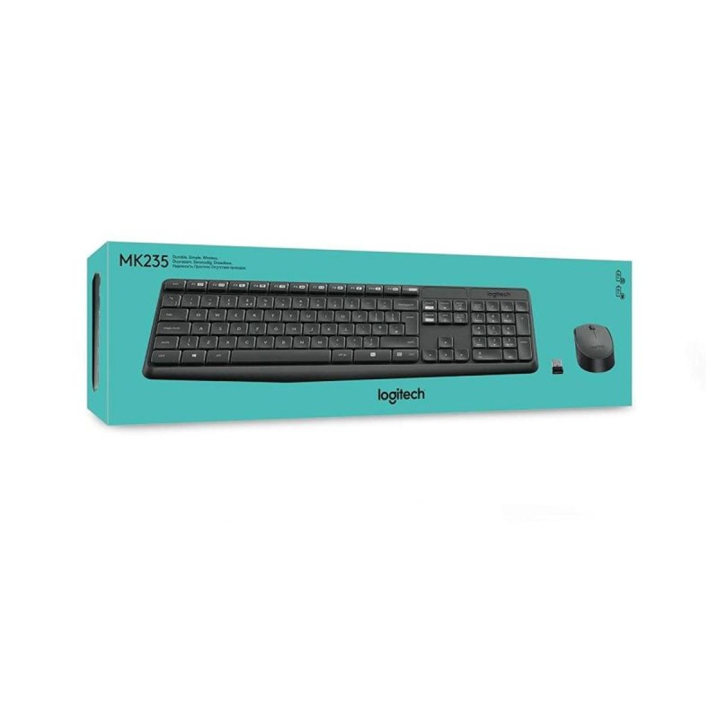 Tastiera e mouse wireless Logitech MK235