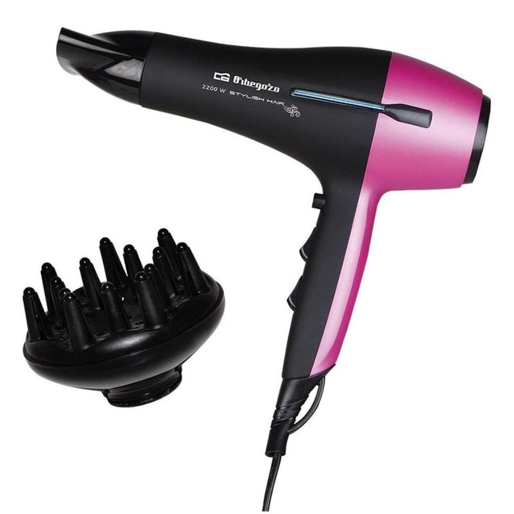 Orbegozo Dryer SE-2320/ 2200W/ Black and Lilac