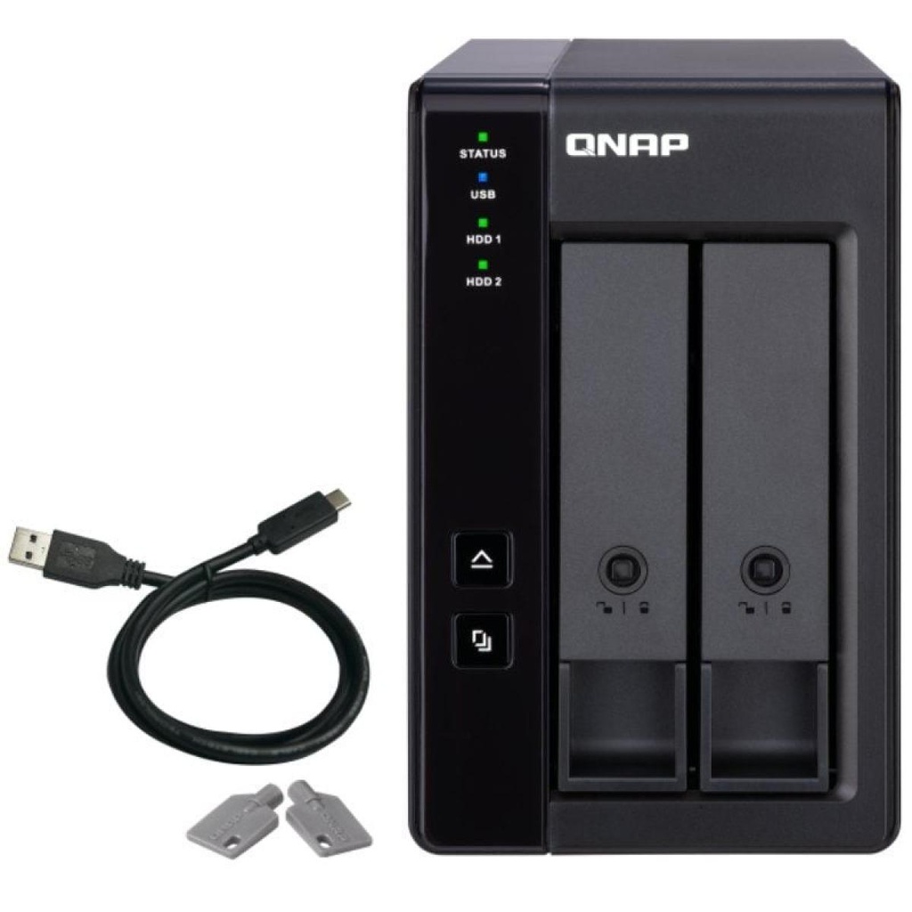 DAS QNAP TR-002/ 2 Bays 3.5"- 2.5"/ Tower Format