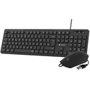 Conjunto Subblim Business Slim com Teclado e Mouse CSSK01/ Preto