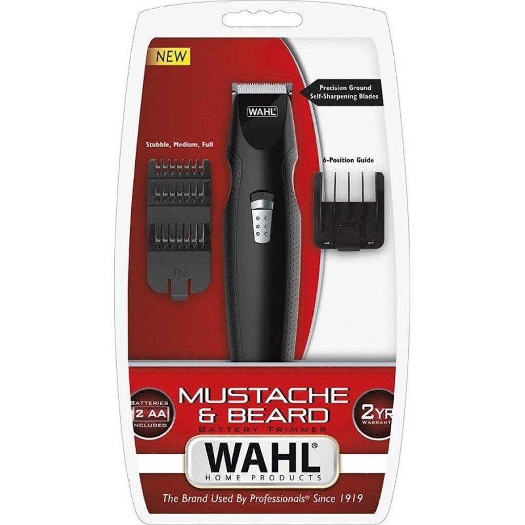 Tondeuse à barbe Wahl 5606-526 / Fonctionne sur batterie / 10 accessoires
