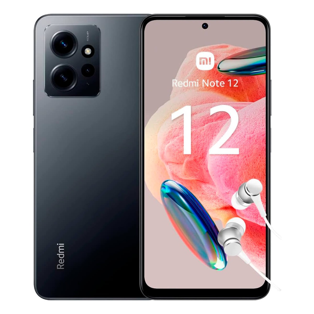 Xiaomi Redmi Note 12 4G 4GB/128GB Gris (Onyx Gray) Dual SIM 