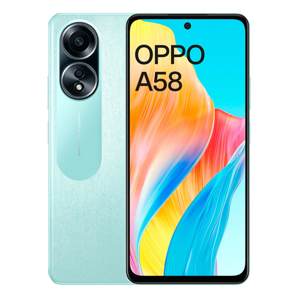 Oppo A58 6 GB/128 GB Verde (Green) Dual-SIM CPH2577