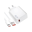 Xiaomi Charging Combo 67W USB-A Fast Charger + USB-C Data Cable White MDY-12-ES