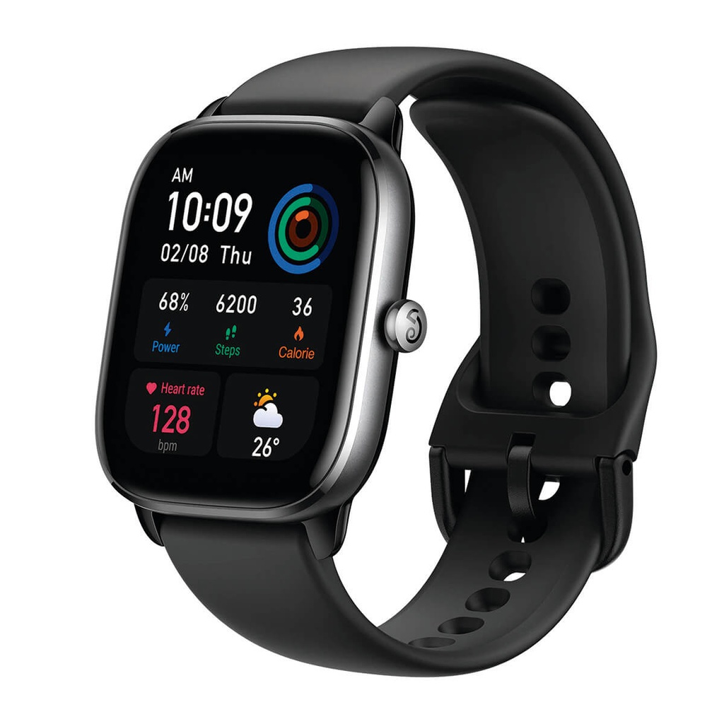 Amazfit GTS 4 Mini 42mm Smartwatch Negro (Midnight Black)
