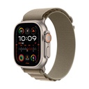 Apple Watch Ultra 2 GPS + Cellular 49mm Titanium with Alpine Loop Olive Green Strap MREY3FD/A - Size M