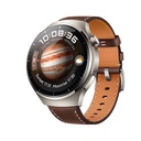 Huawei Watch 4 Pro Classic Titanium and Brown Leather Strap (Dark Brown) Medes-L19L