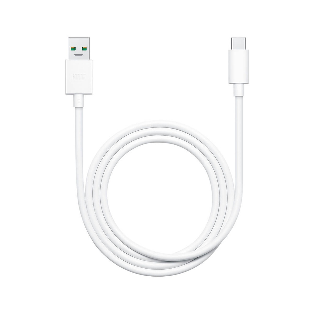 Cavo Oppo Vooc da USB-A a USB-C 1 m Bianco