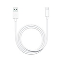 Câble Oppo Vooc USB-A vers USB-C 1m Blanc