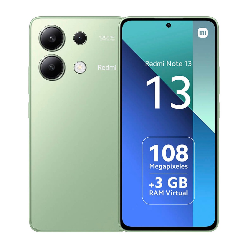 Xiaomi Redmi Note 13 4G 6 GB/128 GB Grün (Mint Green) Dual-SIM