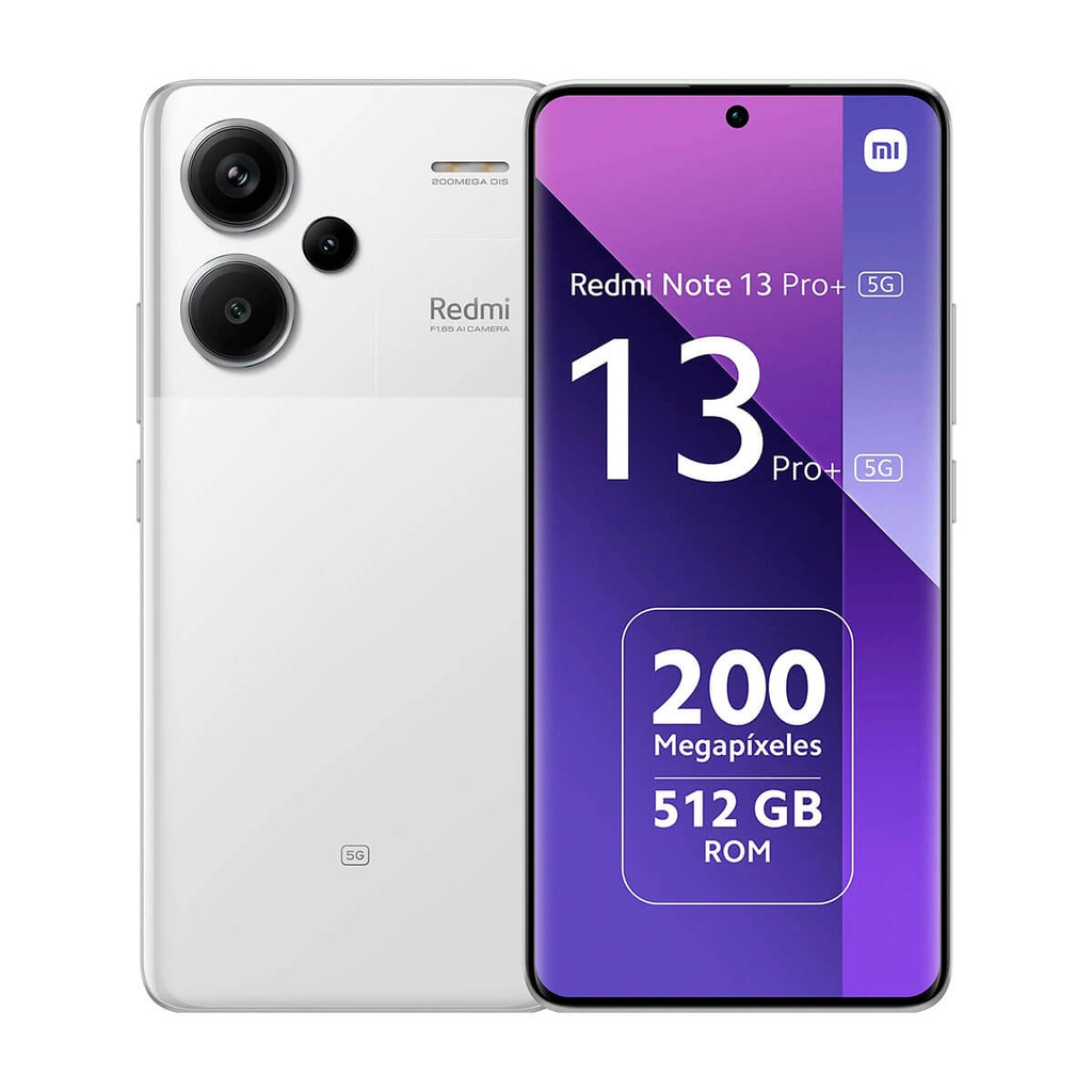 Xiaomi Redmi Note 13 Pro+ 5G 12GB/512GB Bianco (Moonlight White) Doppia SIM