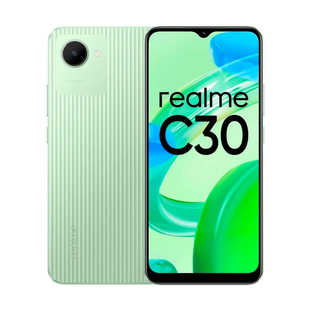 Realme C30 3 GB/32 GB Grün (Bamboo Green) Dual-SIM