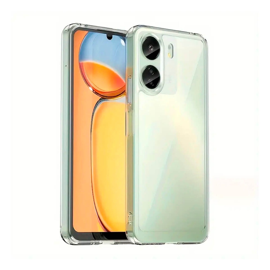 Coque hybride Xiaomi Redmi 13C (pare-chocs + dos transparent)