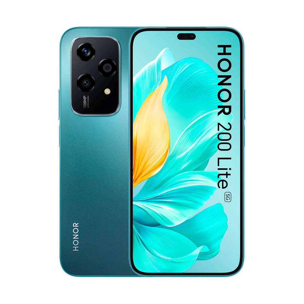 Honor 200 Lite 5G 8 GB/256 GB Grün (Cyan Lake) Dual-SIM
