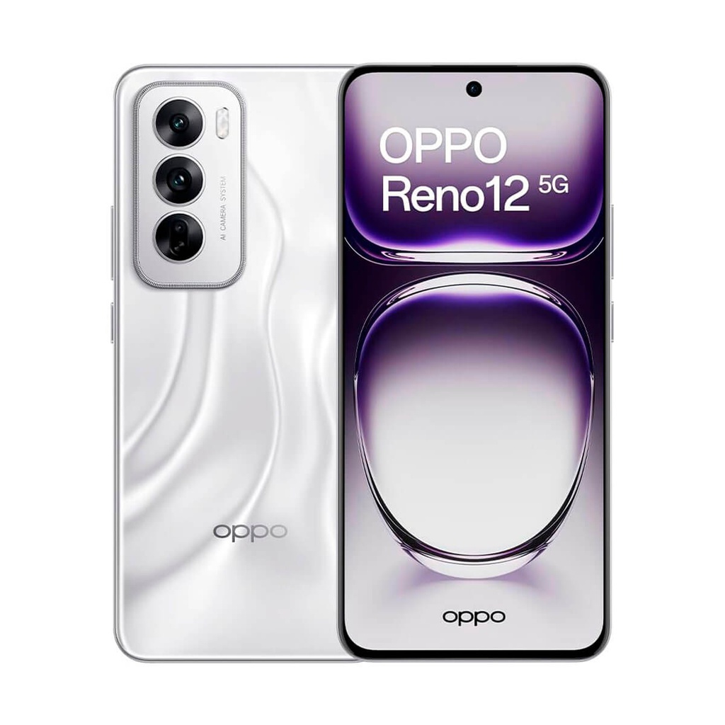 OPPO Reno12 5G 12 GB/256 GB Silber (Astro Silver) Dual-SIM