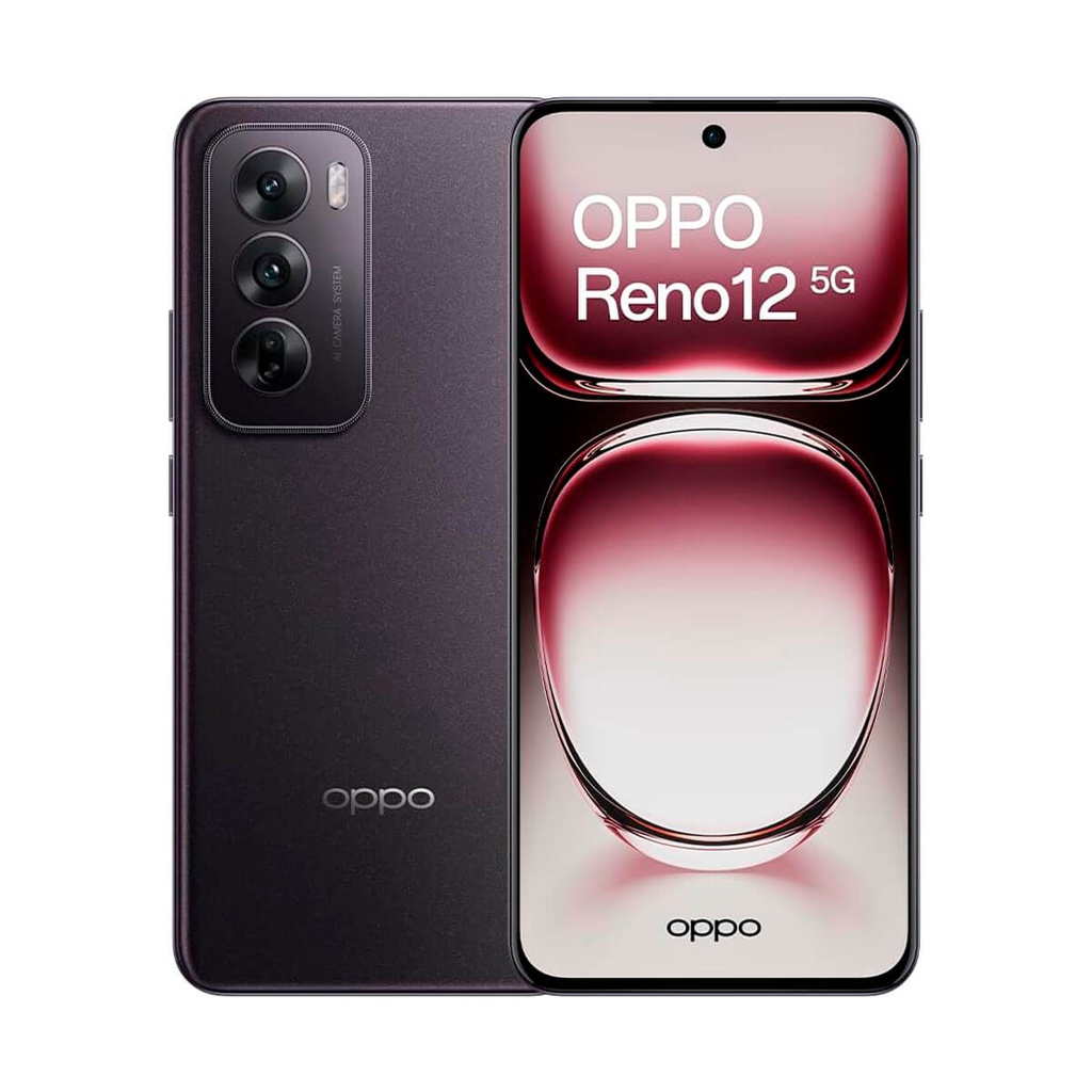 OPPO Reno12 5G 12GB/256GB Preto (Brown Black) Dual SIM