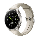 Xiaomi Watch 2 Bluetooth Titangrau mit weißem Lederarmband BHR9306GL