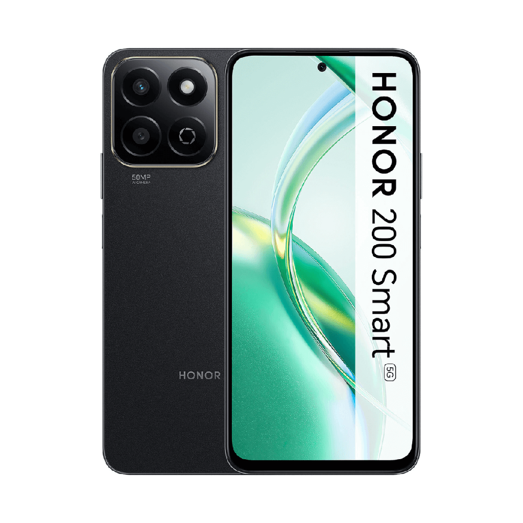 Honor 200 Smart 5G 4 GB/256 GB Schwarz (Midnight Black) Dual-SIM