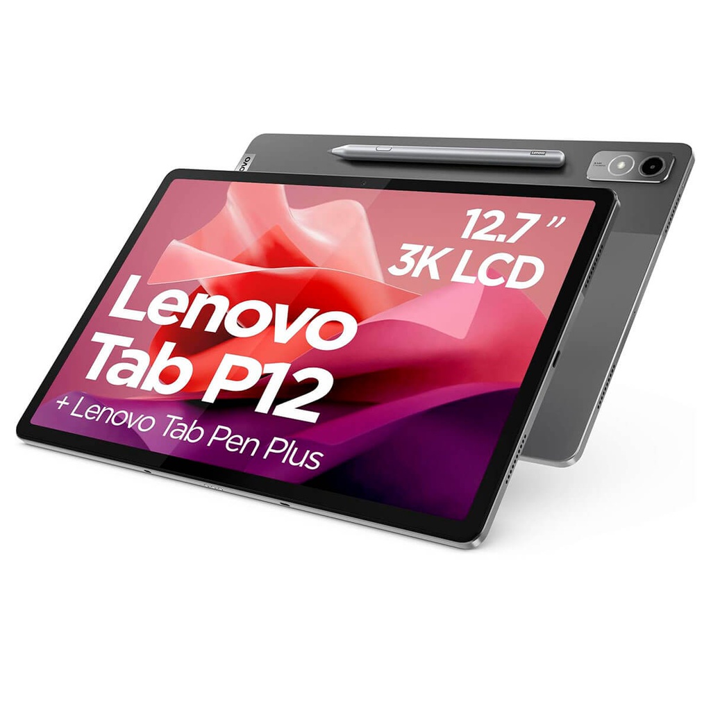 Lenovo Tab P12 12,7" 8GB/256GB WiFi Gris (Storm Grey) + Lenovo Tab Pen Plus