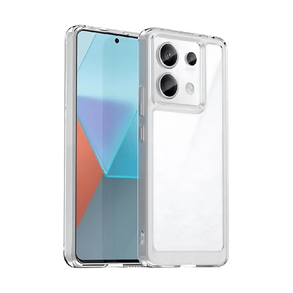 Coque hybride Xiaomi Redmi Note 13 Pro 5G (pare-chocs + dos transparent) transparente