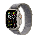 Apple Watch Ultra 2 GPS + Cellular 49 mm Titane avec bracelet Trail Loop vert/gris - Taille M/L