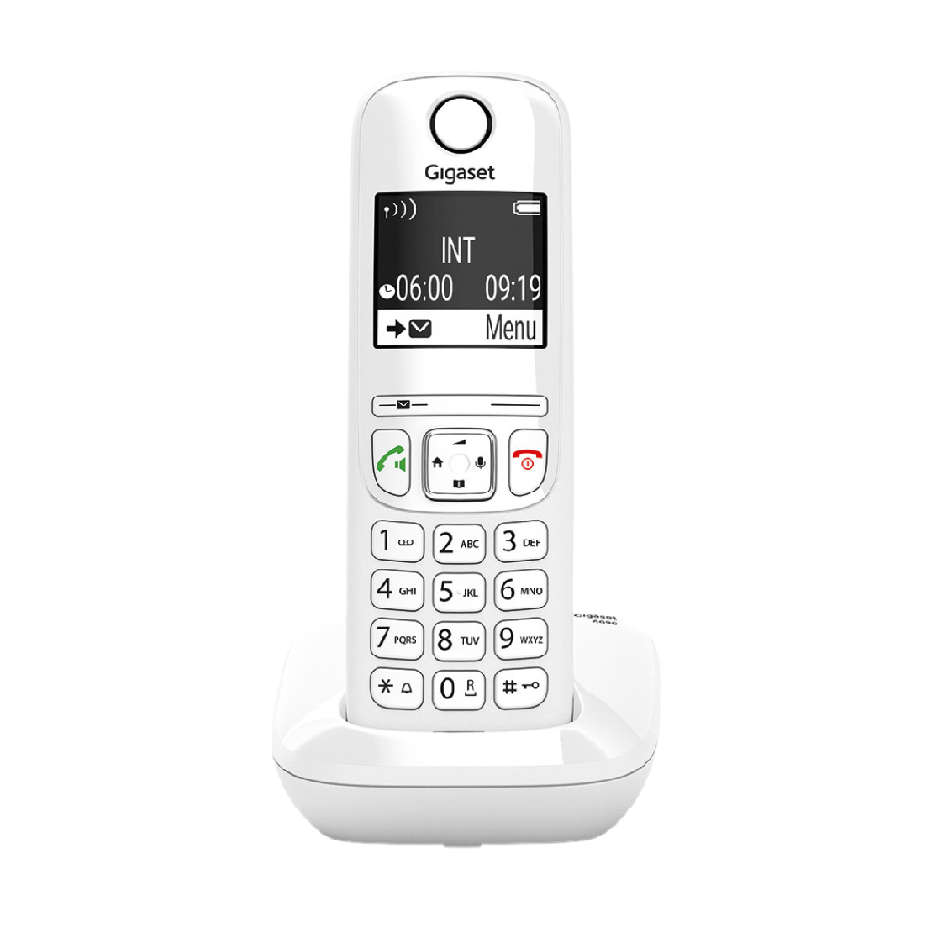 Gigaset Teléfono Inalámbrico DECT AS690 Blanco (White)