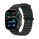 Apple Watch Ultra 2 GPS + Cellular 49mm Titanium Preto com Faixa Preta Ocean (Black)