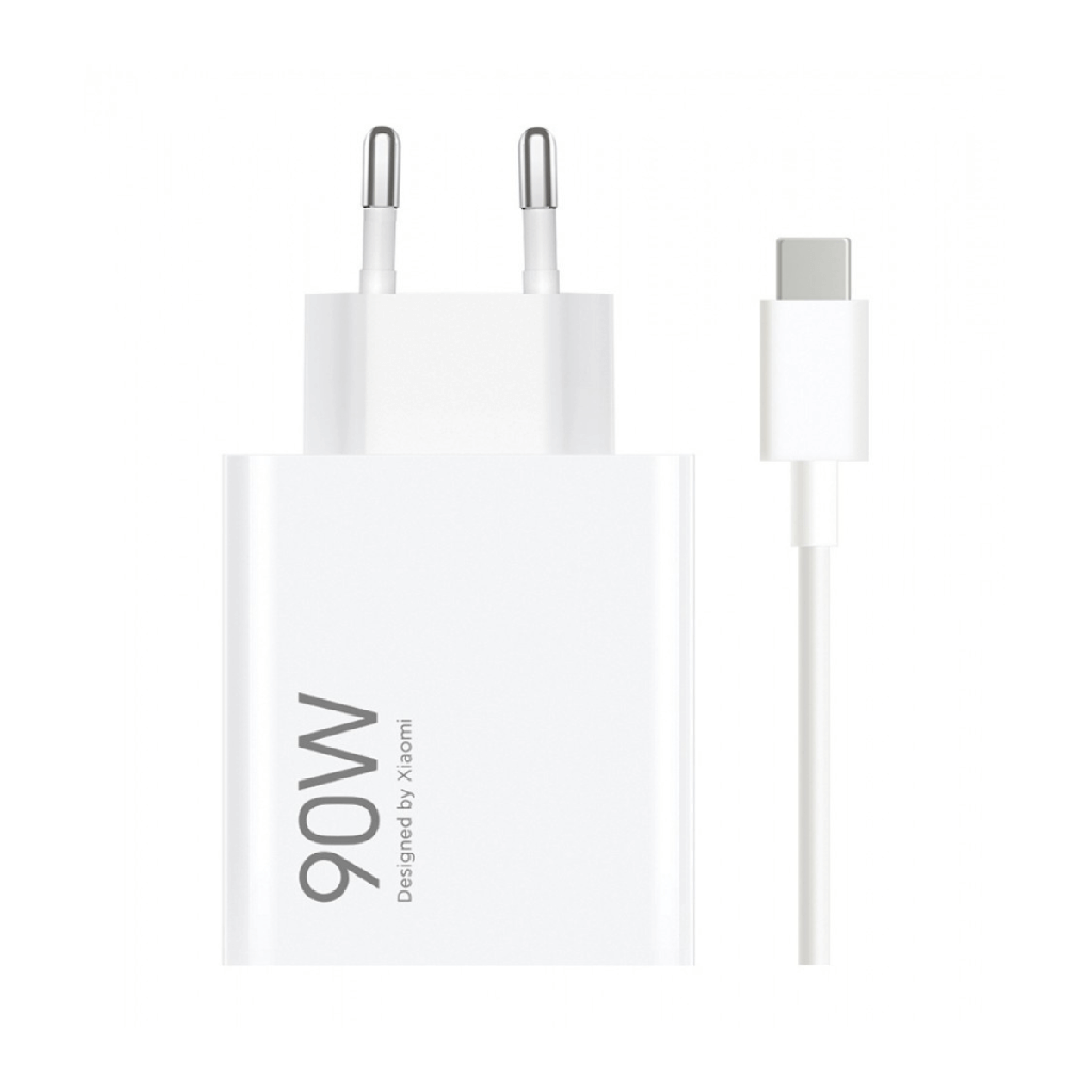 Chargeur mural Xiaomi HyperCharge Combo 90 W (Type A) blanc